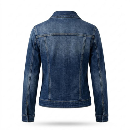 Lederjacken Outlet24 - Ausek | Gewaschen Geknöpft Jacke Damen