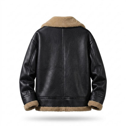 Lederjacken Outlet24 - Luvin | Warmgefütterte Glatte Lederjacke Herren