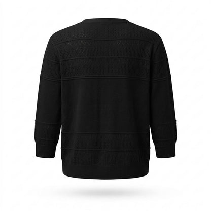 Lederjacken Outlet24 - Eitil | Geknöpft Strukturiert Cardigan Damen