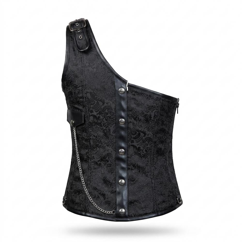 Lederjacken Outlet24 - Kahal | Asymmetrisches Strukturiertes Top Damen