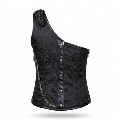 Lederjacken Outlet24 - Kahal | Asymmetrisches Strukturiertes Top Damen