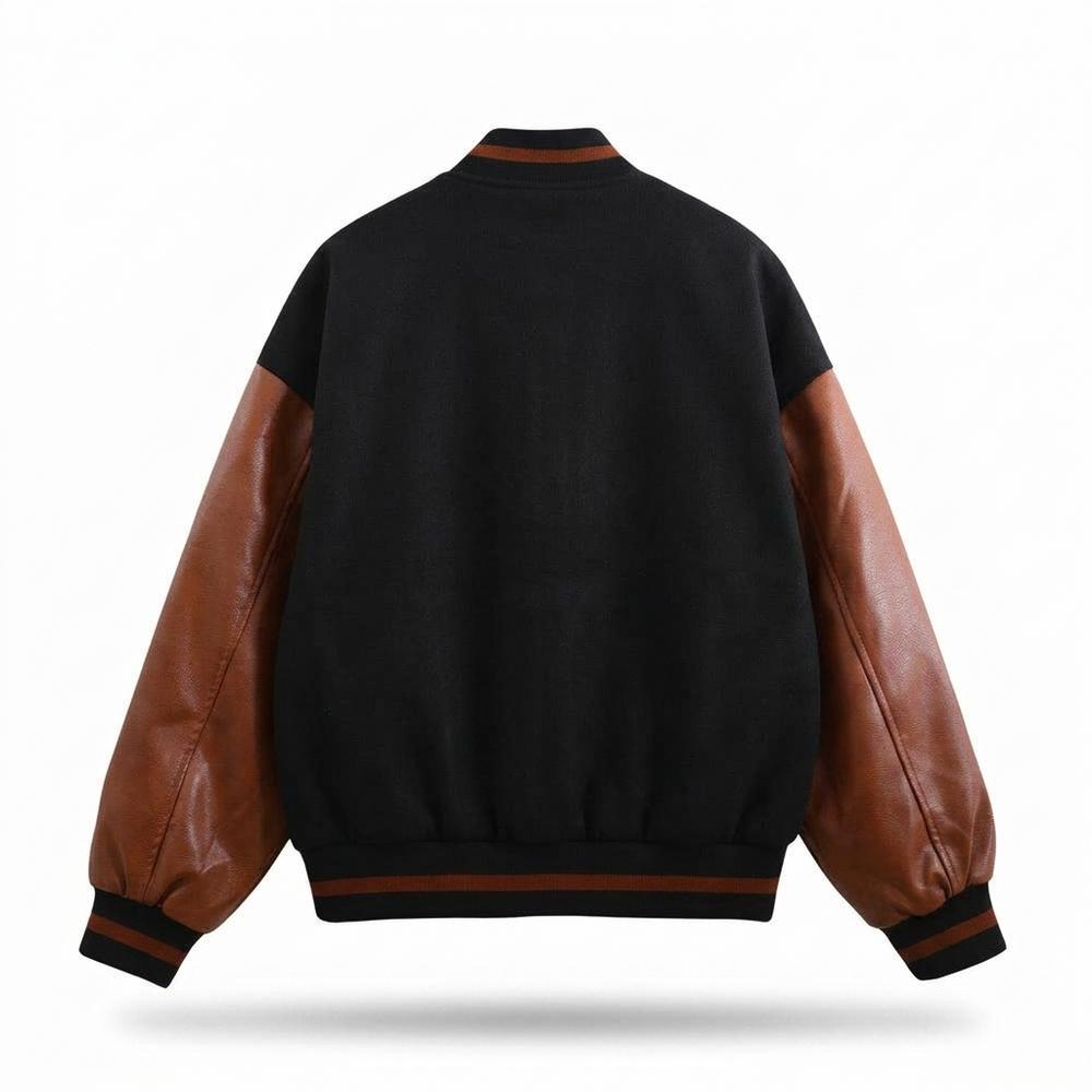Lederjacken Outlet24 - Monuk | Bestickt Geknöpft Jacke Unisex