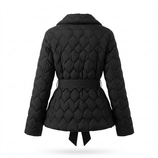Lederjacken Outlet24 - Kolun | Gesteppt Tailliert Jacke Damen