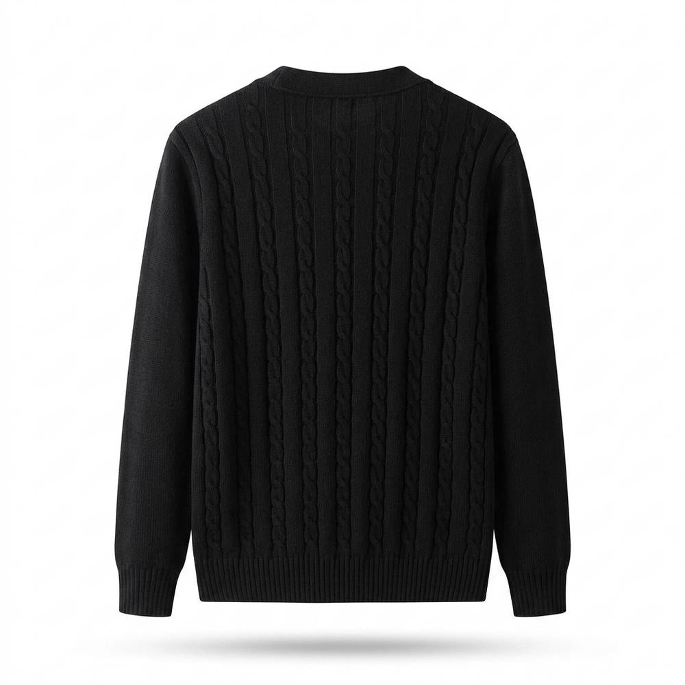 Lederjacken Outlet24 - Zabat | Strukturierter Langärmliger Cardigan Herren