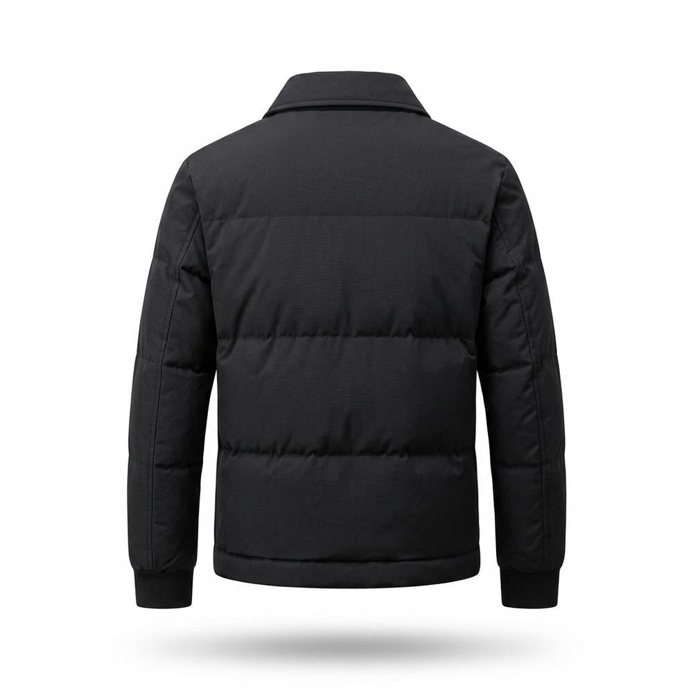 Lederjacken Outlet24 - Yavun | Wattiert Geknöpft Jacke Herren