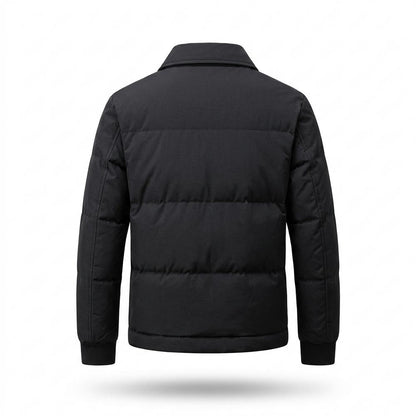 Lederjacken Outlet24 - Yavun | Wattiert Geknöpft Jacke Herren