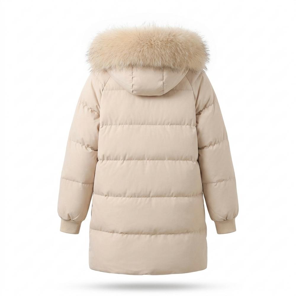 Lederjacken Outlet24 - Aupud | Gefüttert Gesteppt Mantel Damen