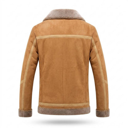 Lederjacken Outlet24 - Diten | Gefüttert Reißverschluss Wildleder-Jacke Herren