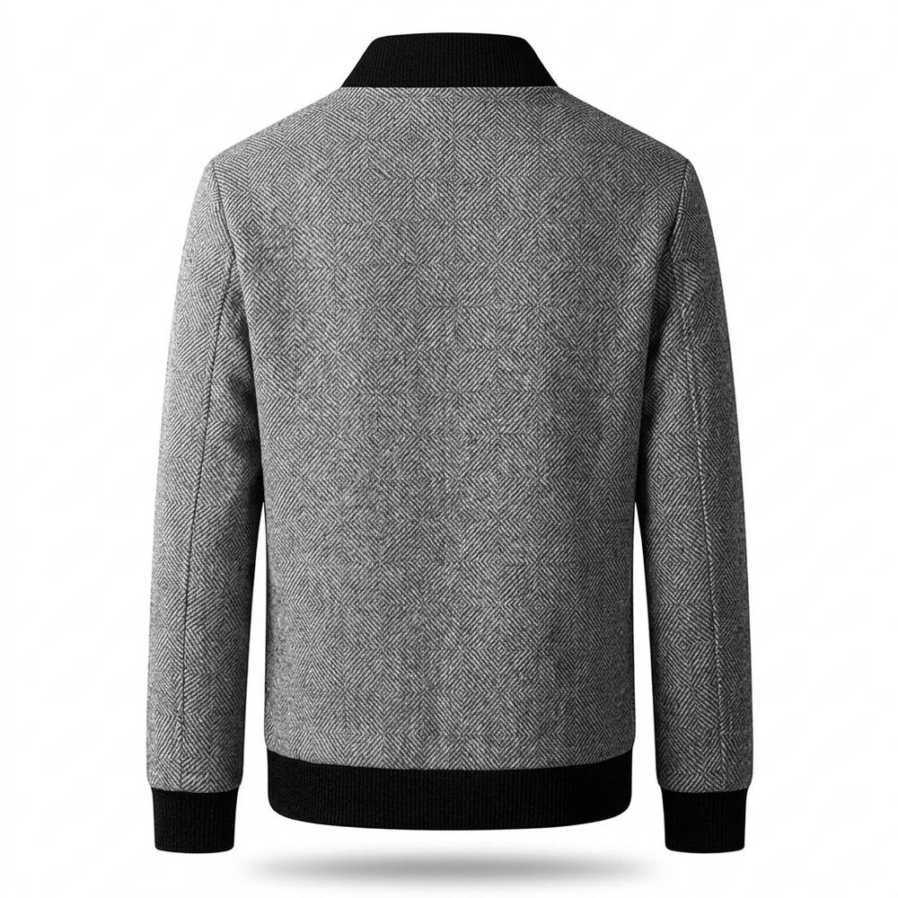 Lederjacken Outlet24 - Rikad | Strukturiert Gerippt Jacke Herren