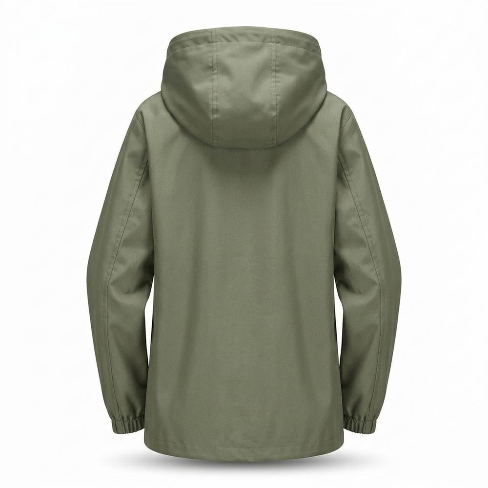 Lederjacken Outlet24 - Vapad | Kapuzen Geknöpft Jacke Damen