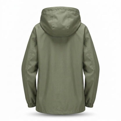 Lederjacken Outlet24 - Vapad | Kapuzen Geknöpft Jacke Damen