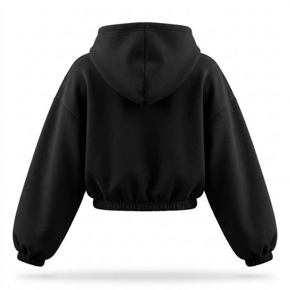Lederjacken Outlet24 - Yohak | Kurzgeschnitten Weitärmlig Hoodie Damen