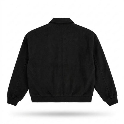 Lederjacken Outlet24 - Kazol | Velourartige Kastige Wildleder-Jacke Unisex