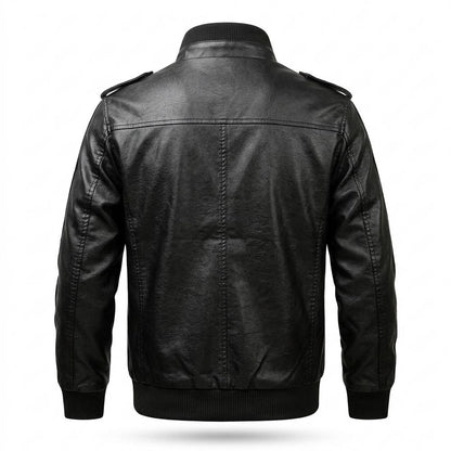 Lederjacken Outlet24 - Nivis | Gefüttert Detailreich Lederjacke Herren