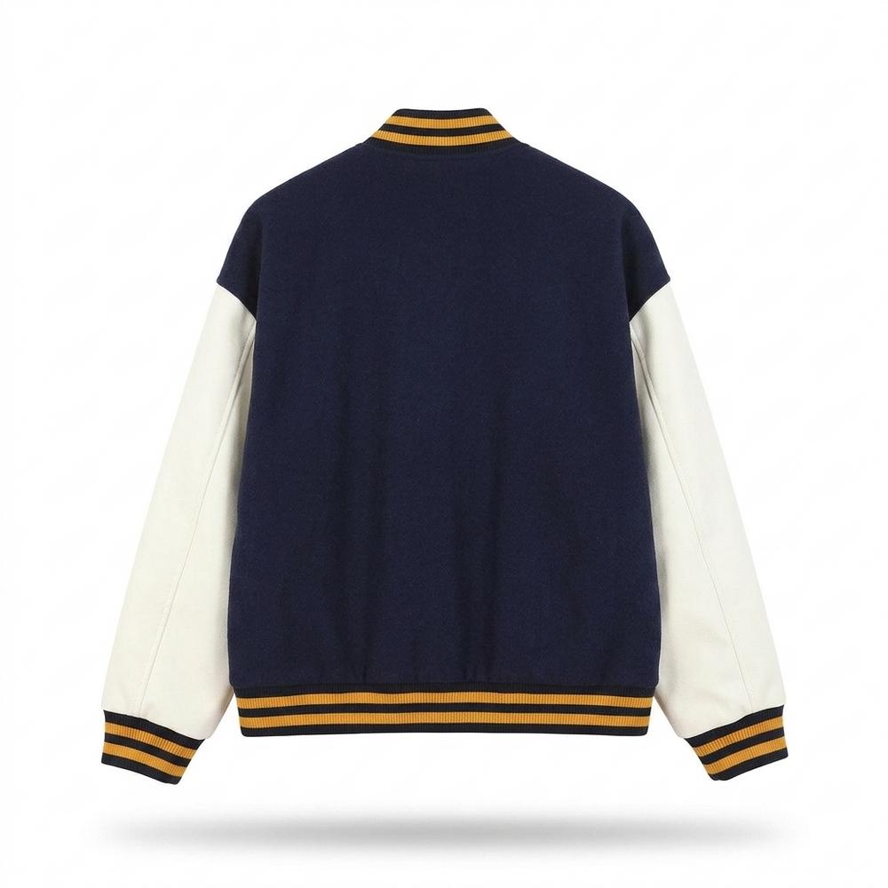 Lederjacken Outlet24 - Dizuk | Zweifarbige Bestickte Jacke Unisex