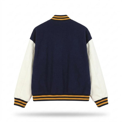 Lederjacken Outlet24 - Dizuk | Zweifarbige Bestickte Jacke Unisex