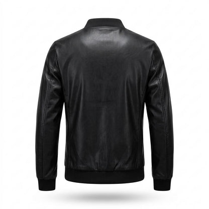 Lederjacken Outlet24 - Lehud | Glatt Tailliert Lederjacke Herren