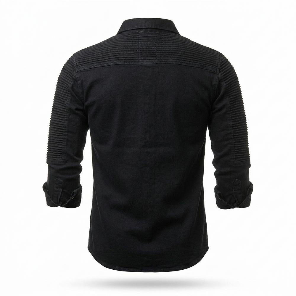 Lederjacken Outlet24 - Yomor | Gestepptes Tailliertes Hemd Herren