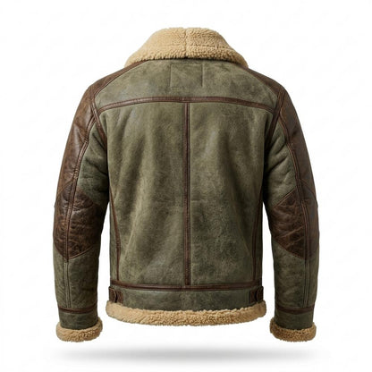 Lederjacken Outlet24 - Kelin | Gefüttert Robust Lederjacke Herren