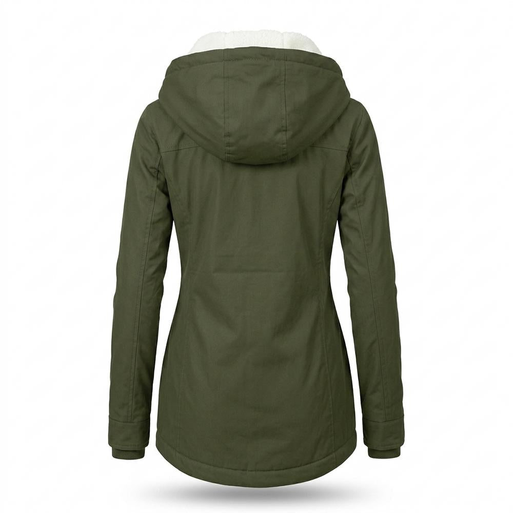 Lederjacken Outlet24 - Dovor | Gefüttert Tailliert Jacke Damen