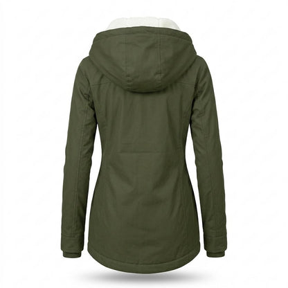 Lederjacken Outlet24 - Dovor | Gefüttert Tailliert Jacke Damen