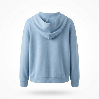 Lederjacken Outlet24 - Rozod | Geknöpfte Kapuzen Jacke Damen