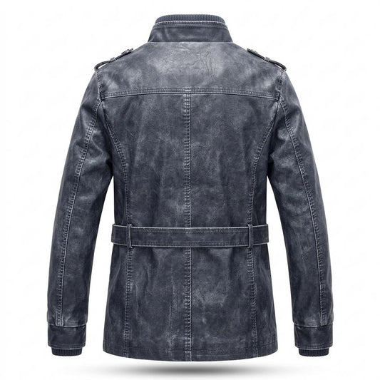 Lederjacken Outlet24 - Rigek | Gefüttert Gewaschen Lederjacke Herren