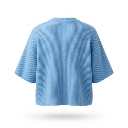 Lederjacken Outlet24 - Zomir | Kurzärmliger Gerippter Cardigan Damen