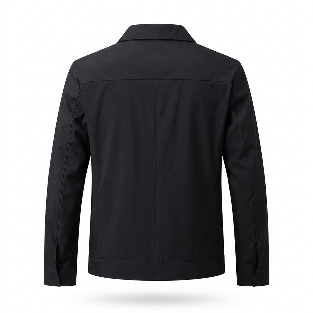 Lederjacken Outlet24 - Kanen | Hemdkragen Gefütterte Jacke Herren
