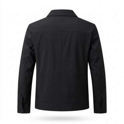 Lederjacken Outlet24 - Kanen | Hemdkragen Gefütterte Jacke Herren