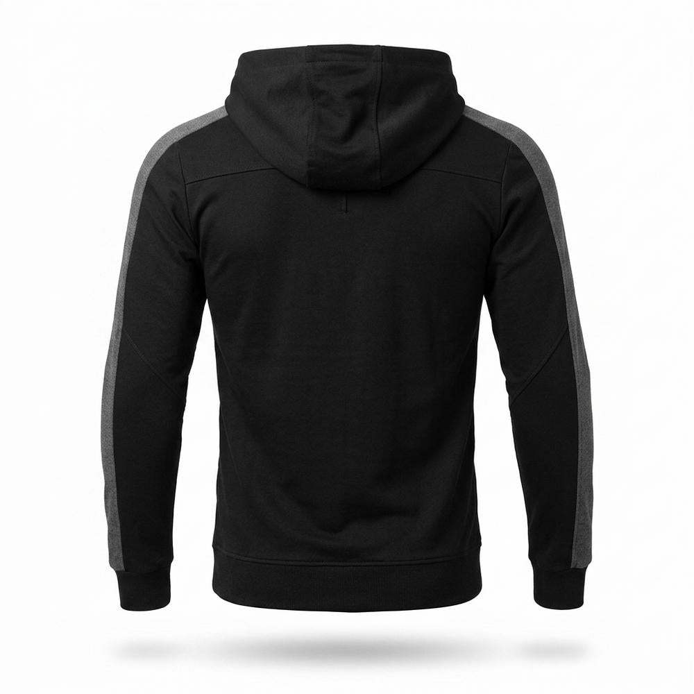 Lederjacken Outlet24 - Miwet | Asymmetrisch Hochschließend Hoodie Herren