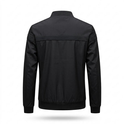 Lederjacken Outlet24 - Cizid | Plissiert Reißverschluss Jacke Herren