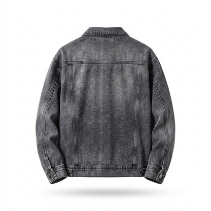 Lederjacken Outlet24 - Eelem | Denim Geknöpft Jacke Herren