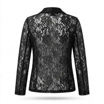 Lederjacken Outlet24 - Vosir | Transparent Verschlusslos Jacke Damen