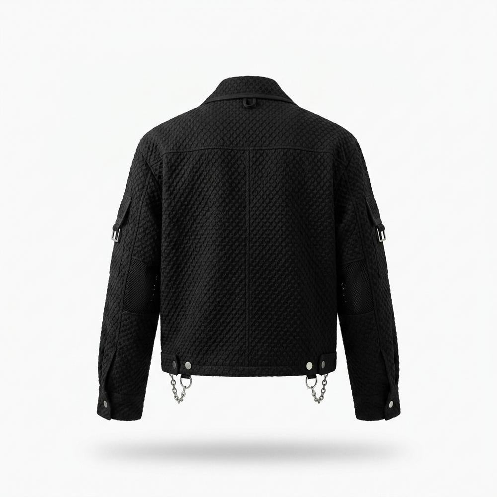 Lederjacken Outlet24 - Cefun | Gesteppt Kurzgeschnitten Jacke Unisex