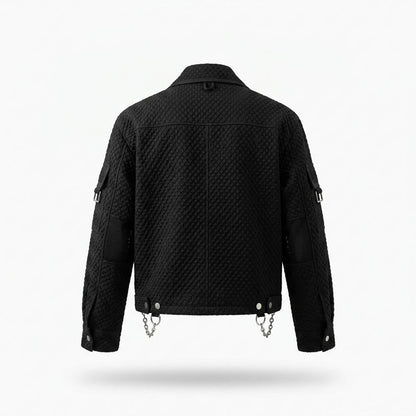 Lederjacken Outlet24 - Cefun | Gesteppt Kurzgeschnitten Jacke Unisex