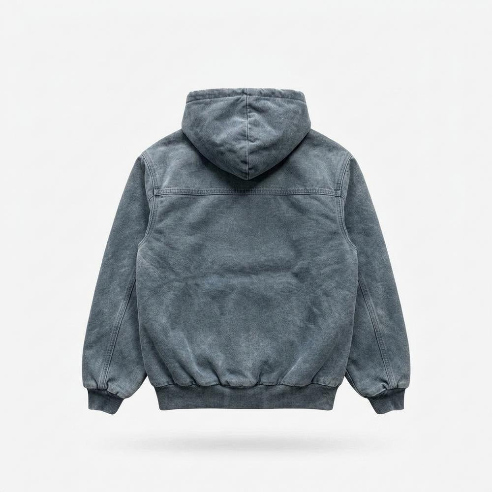 Lederjacken Outlet24 - Auked | Gefütterte Verwaschene Jacke Unisex