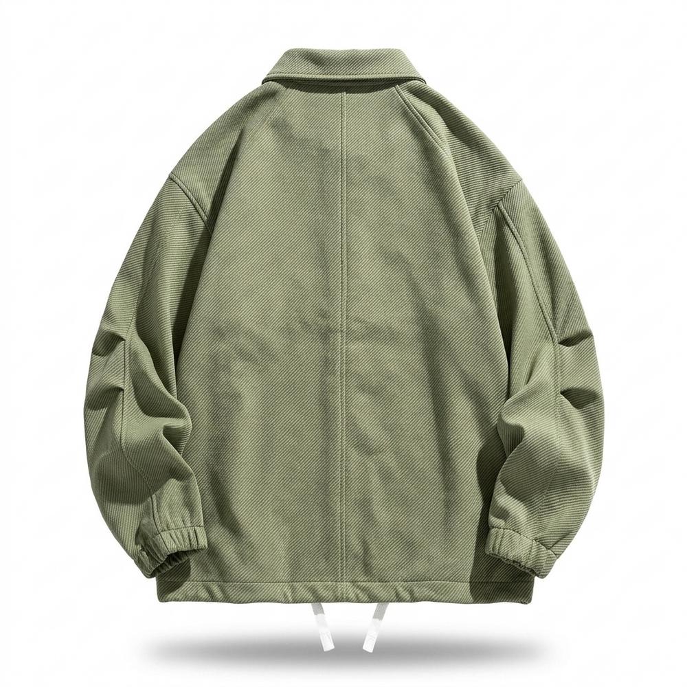 Lederjacken Outlet24 - Eaver | Strukturierte Langärmlige Jacke Unisex