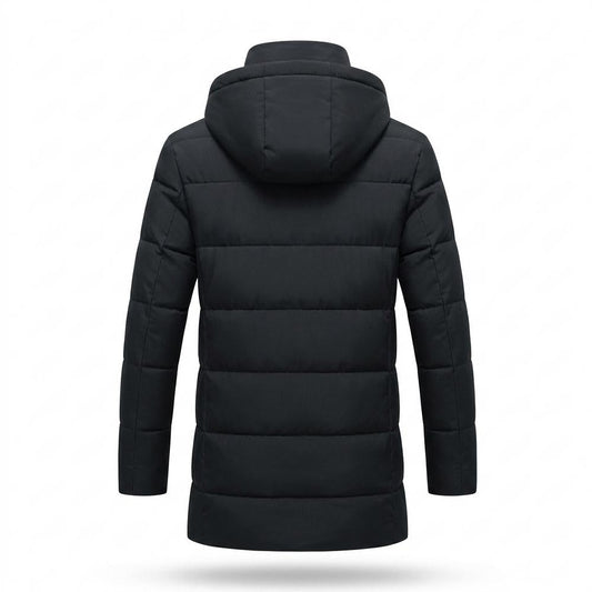 Lederjacken Outlet24 - Tulen | Gefütterter Kapuzen Mantel Herren