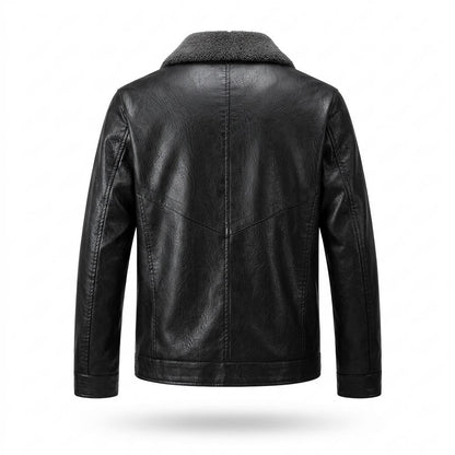 Lederjacken Outlet24 - Tezam | Gefüttert Abgesteppt Lederjacke Herren