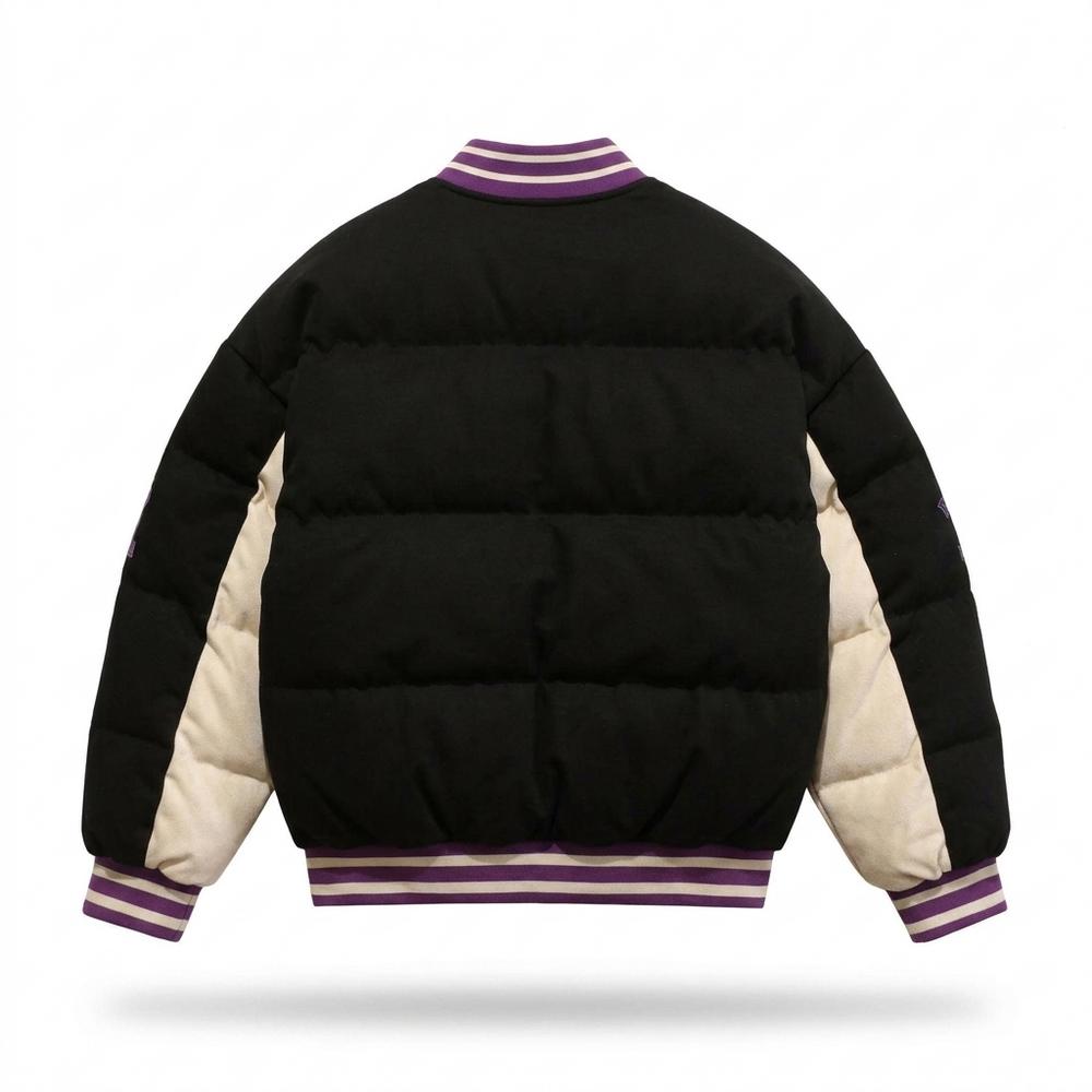 Lederjacken Outlet24 - Mehil | Wattiert Geknöpft Jacke Unisex