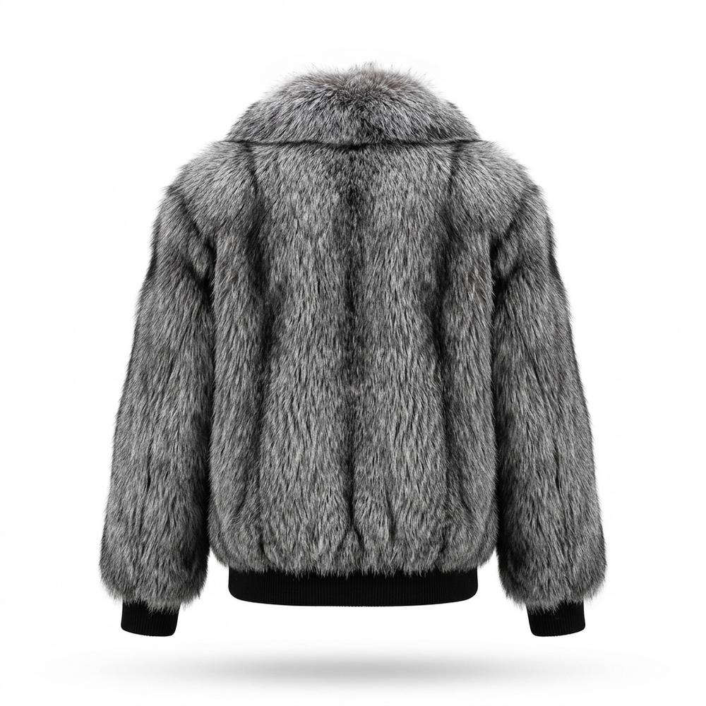 Lederjacken Outlet24 - Digat | Langhaarig Breitkragig Jacke Herren