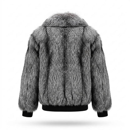 Lederjacken Outlet24 - Digat | Langhaarig Breitkragig Jacke Herren