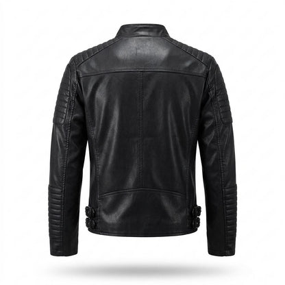 Lederjacken Outlet24 - Alver | Gesteppt Asymmetrisch Lederjacke Herren