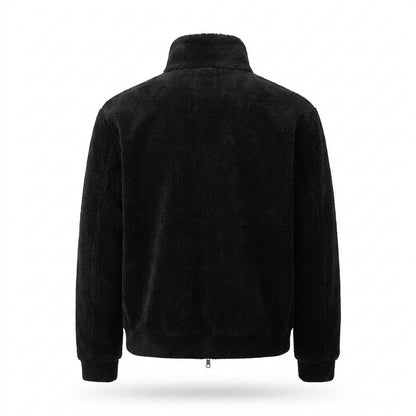 Lederjacken Outlet24 - Lolil | Reißverschluss Fleece Jacke Herren
