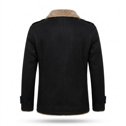 Lederjacken Outlet24 - Yihod | Gefütterter Woll Mantel Herren