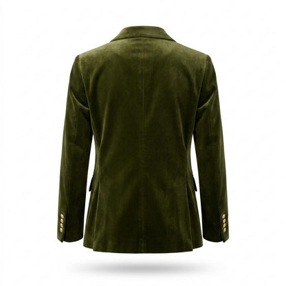 Lederjacken Outlet24 - Yewad | Samtener Taillierter Sakko Damen