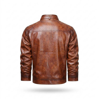 Lederjacken Outlet24 - Sevel | Gesteppt Gefüttert Lederjacke Herren