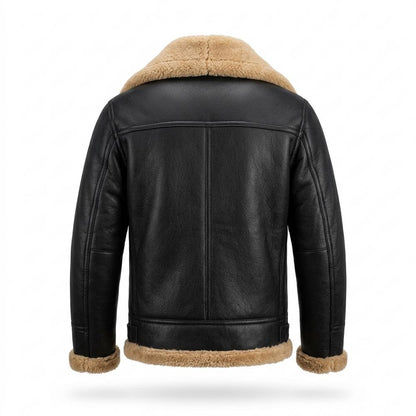 Lederjacken Outlet24 - Mepov | Gefüttert Robust Lederjacke Herren