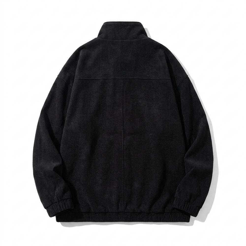 Lederjacken Outlet24 - Tabom | Gerippte Weitgeschnittene Jacke Unisex
